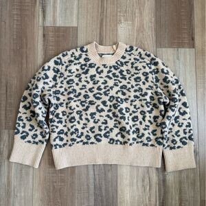 Abercrombie & Fitch Women’s Leopard Print Sweater